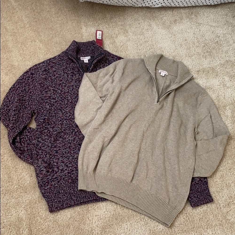 2 Men Merona Sweaters! Size Medium